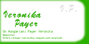 veronika payer business card